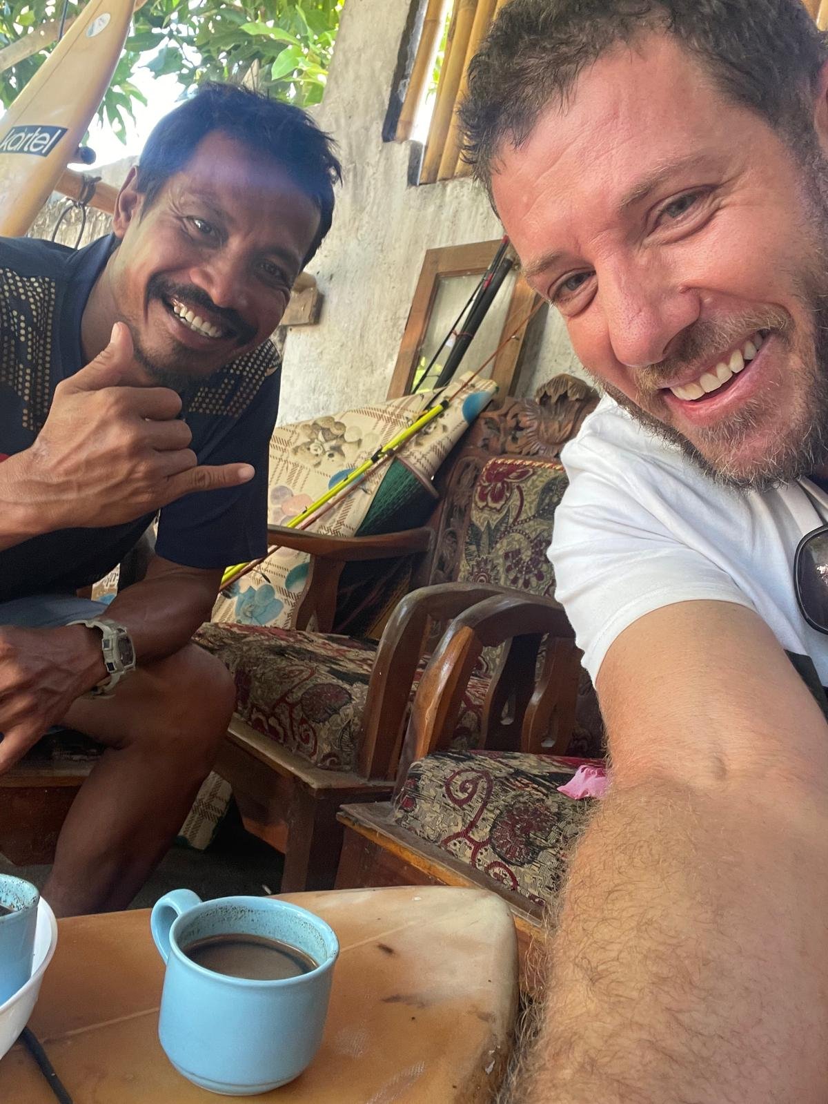 Ozii, local surfer and co-founder